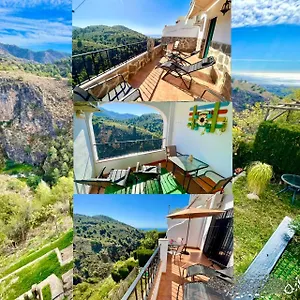 Axarquia , Frigiliana, Terraza Privada Con Vistas A La Montana Rio Y Al Mar Appartement Frigiliana
